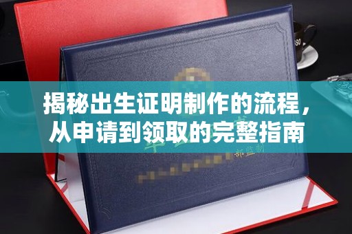 川汇揭秘出生证明制作的流程，从申请到领取的完整指南