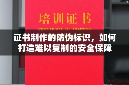 川汇证书制作的防伪标识，如何打造难以复制的安全保障