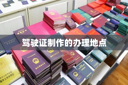 川汇驾驶证制作的办理地点
