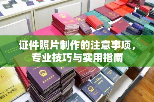 川汇证件照片制作的注意事项，专业技巧与实用指南