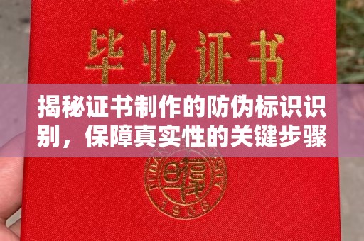 川汇揭秘证书制作的防伪标识识别，保障真实性的关键步骤