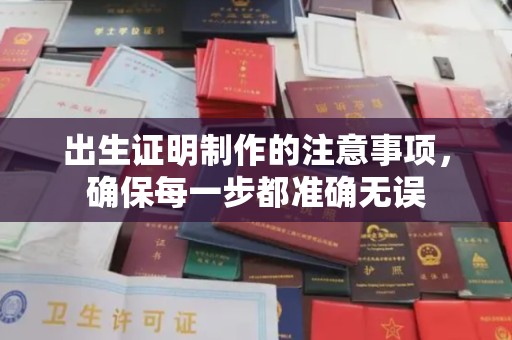 川汇出生证明制作的注意事项，确保每一步都准确无误