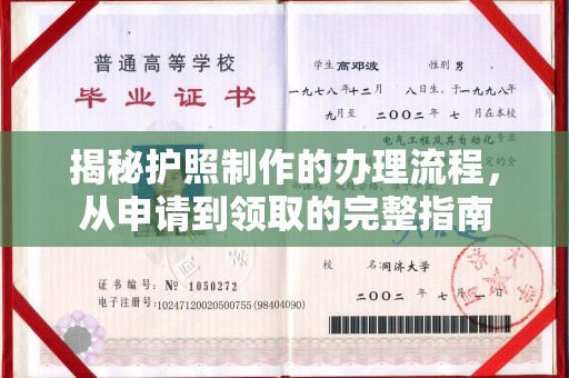 川汇揭秘护照制作的办理流程，从申请到领取的完整指南