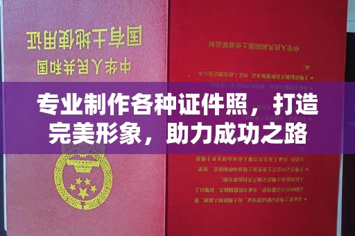 川汇专业制作各种证件照，打造完美形象，助力成功之路