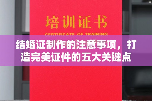 川汇结婚证制作的注意事项，打造完美证件的五大关键点