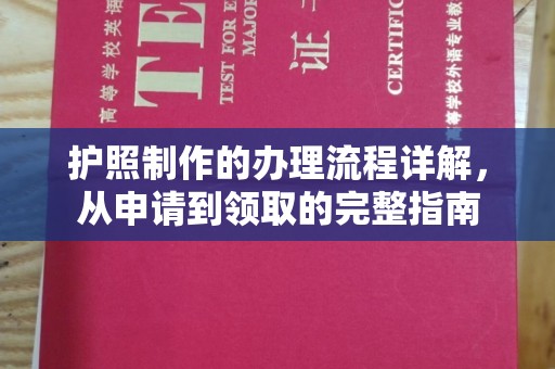 川汇护照制作的办理流程详解，从申请到领取的完整指南