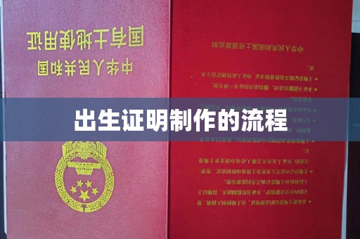 川汇出生证明制作的流程